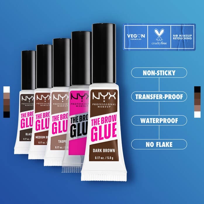 NYX The Brow Glue Instant Brow Styler Brow Wax - XOXO cosmetics