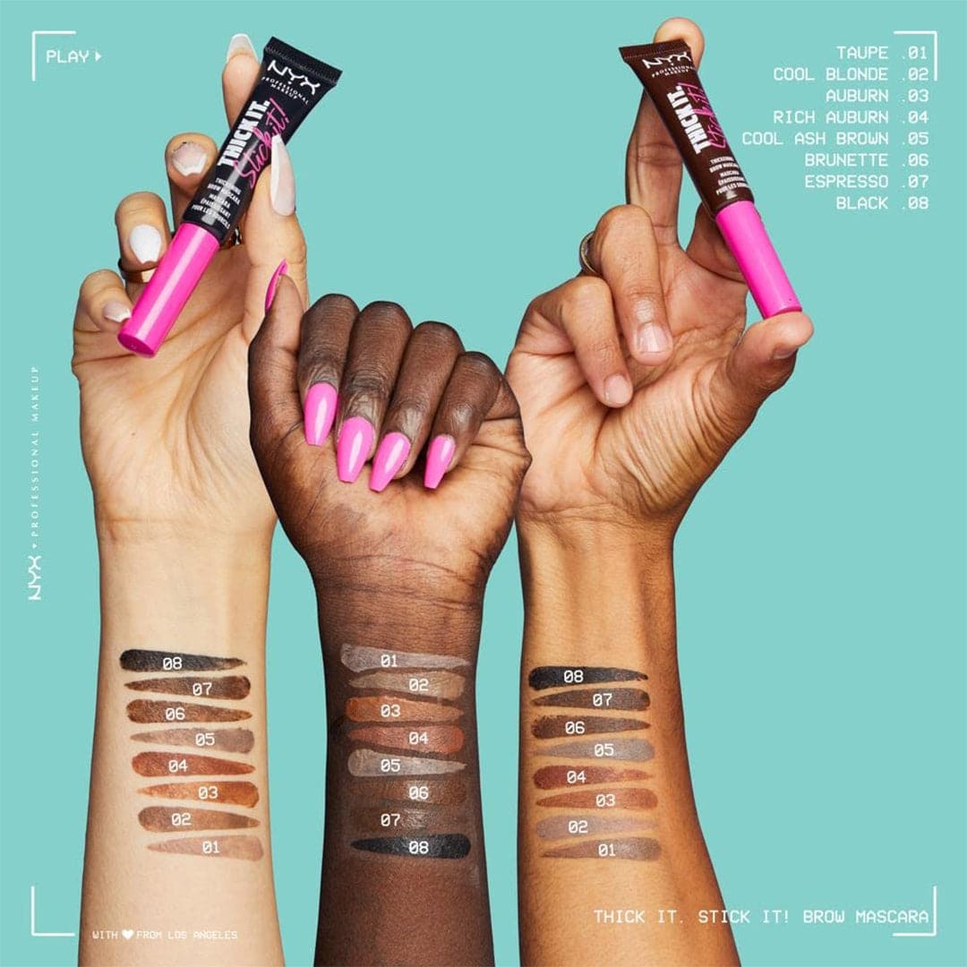 NYX Thick It Stick It! Brow Gel Eyebrow - XOXO cosmetics