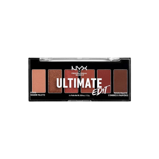 NYX Ultimate Edit Petite Shadow Palette - Warm Neutrals Eyeshadow - XOXO cosmetics