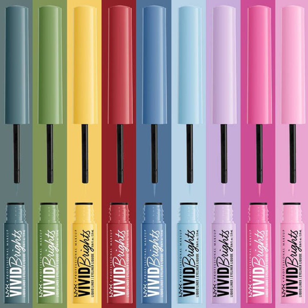 NYX Vivid Brights Matte Liquid Eyeliner Eye Liner - XOXO cosmetics