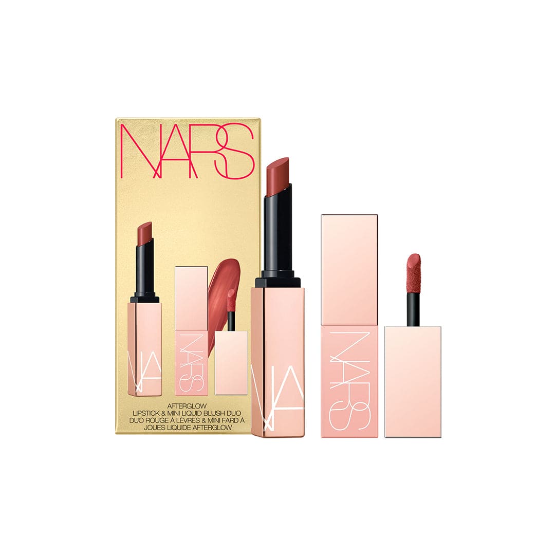 Nars Afterglow Lipstick & Mini Liquid Blush Duo Limited Edition Makeup Set - XOXO cosmetics