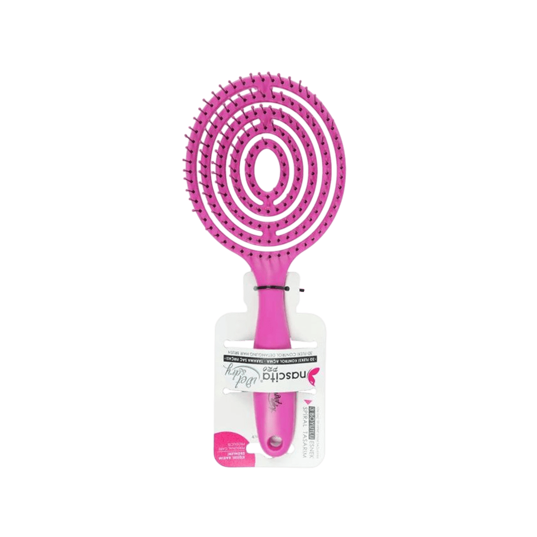 Nascita-Pro Helezon Detangling Hair Brush - 11 Pink Hair Tools - XOXO cosmetics