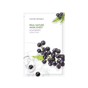 Nature Republic Real Nature ACAI BERRY Sheet Mask Face Mask - XOXO cosmetics