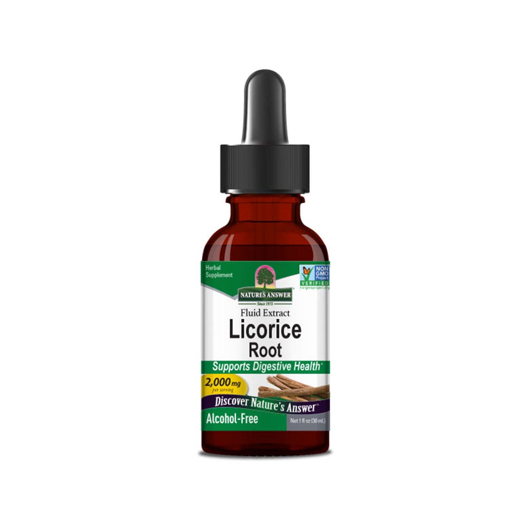 Nature's Answer Licorice Root Liquid Extract - Alcohol-Free Face Serum - XOXO cosmetics