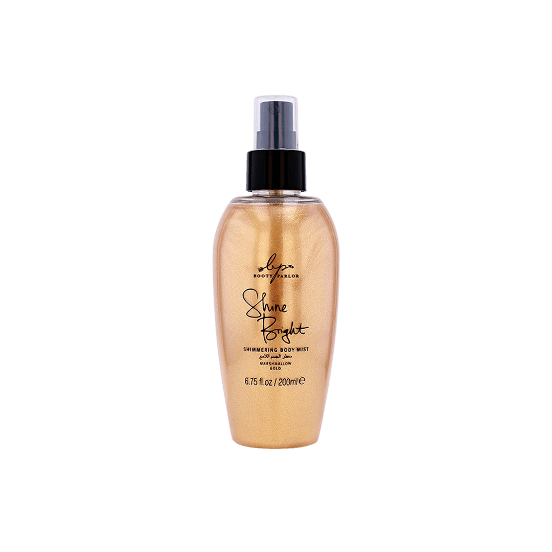 Nayomi Booty Parlor Shine Bright Shimmering Body Mist - Marshmallow Gold Body Mist - XOXO cosmetics