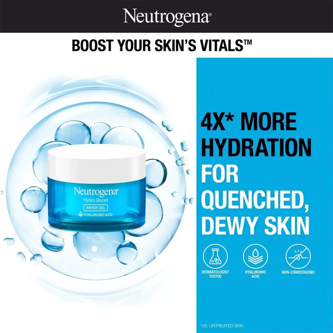 Neutrogena Hydro Boost Water Gel Face Moisturizer Lotion with Hyaluronic Moisturizer - XOXO cosmetics