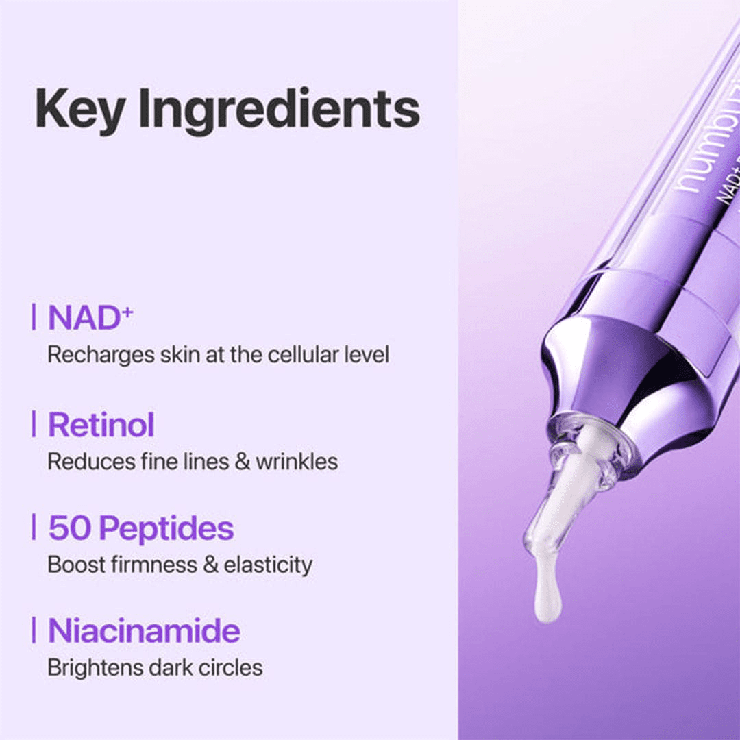 Numbuzin NAD+ Retinol Volumetox Eye Cream - 10ml Eye Care - XOXO cosmetics