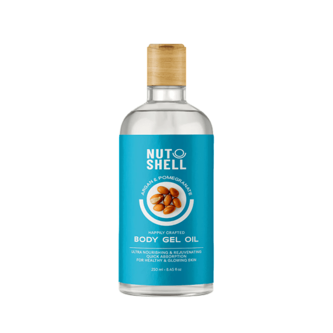 Nut Shell Argan & Pomegranate Body Gel Oil - 250ml Body Oil - XOXO cosmetics