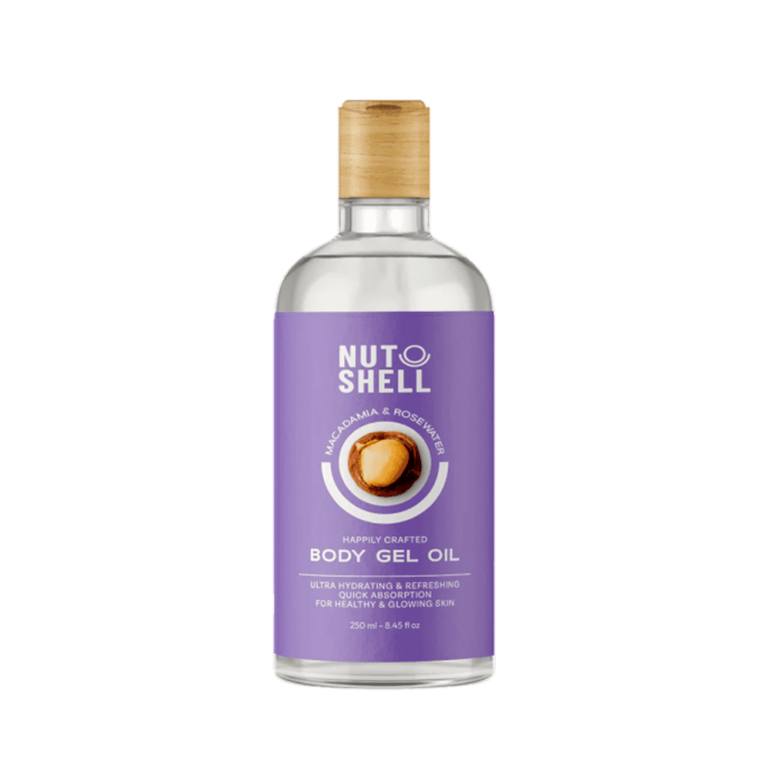Nut Shell Macadamia & Rosewater Body Gel Oil - 250ml Body Oil - XOXO cosmetics