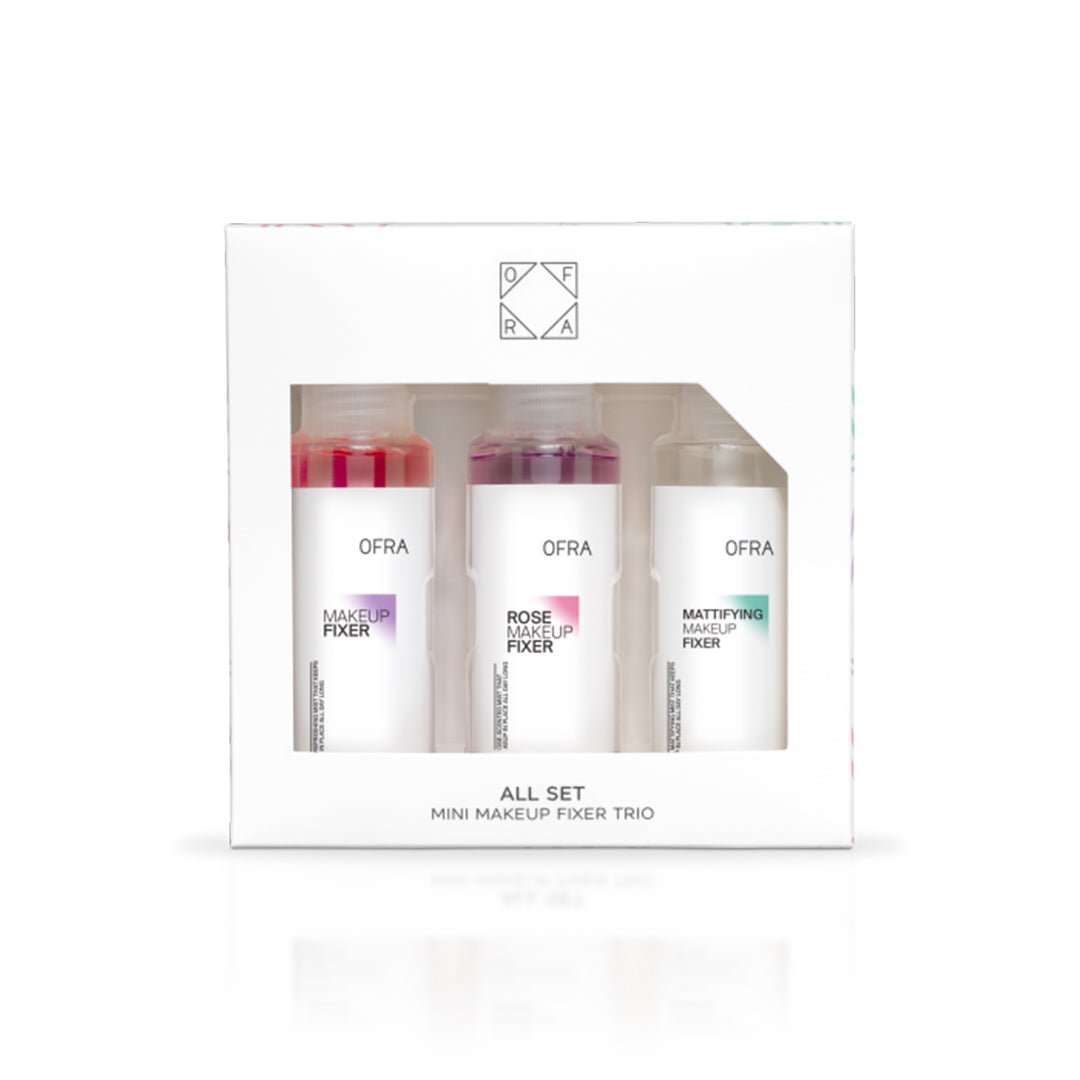 Ofra All Set Mini Makeup Fixer Trio Setting & Fixing Spray - XOXO cosmetics