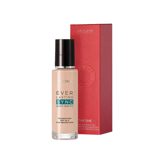 Oriflame THE ONE Everlasting Sync Soft Matte Foundation SPF 10 & UVA protection Foundation - XOXO cosmetics