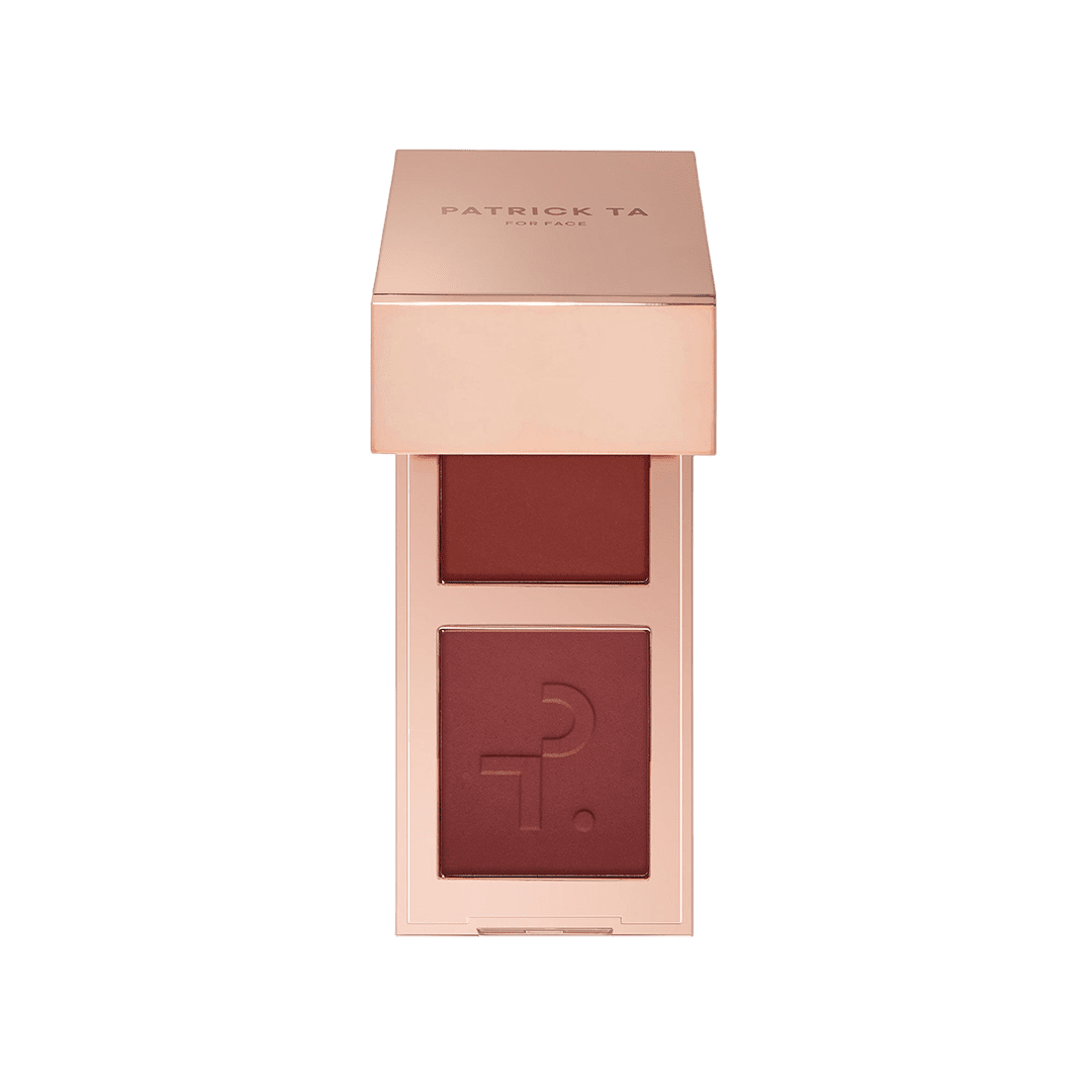 Patrick Ta Double-Take Creme & Powder Blush Mini Size Blush - XOXO cosmetics