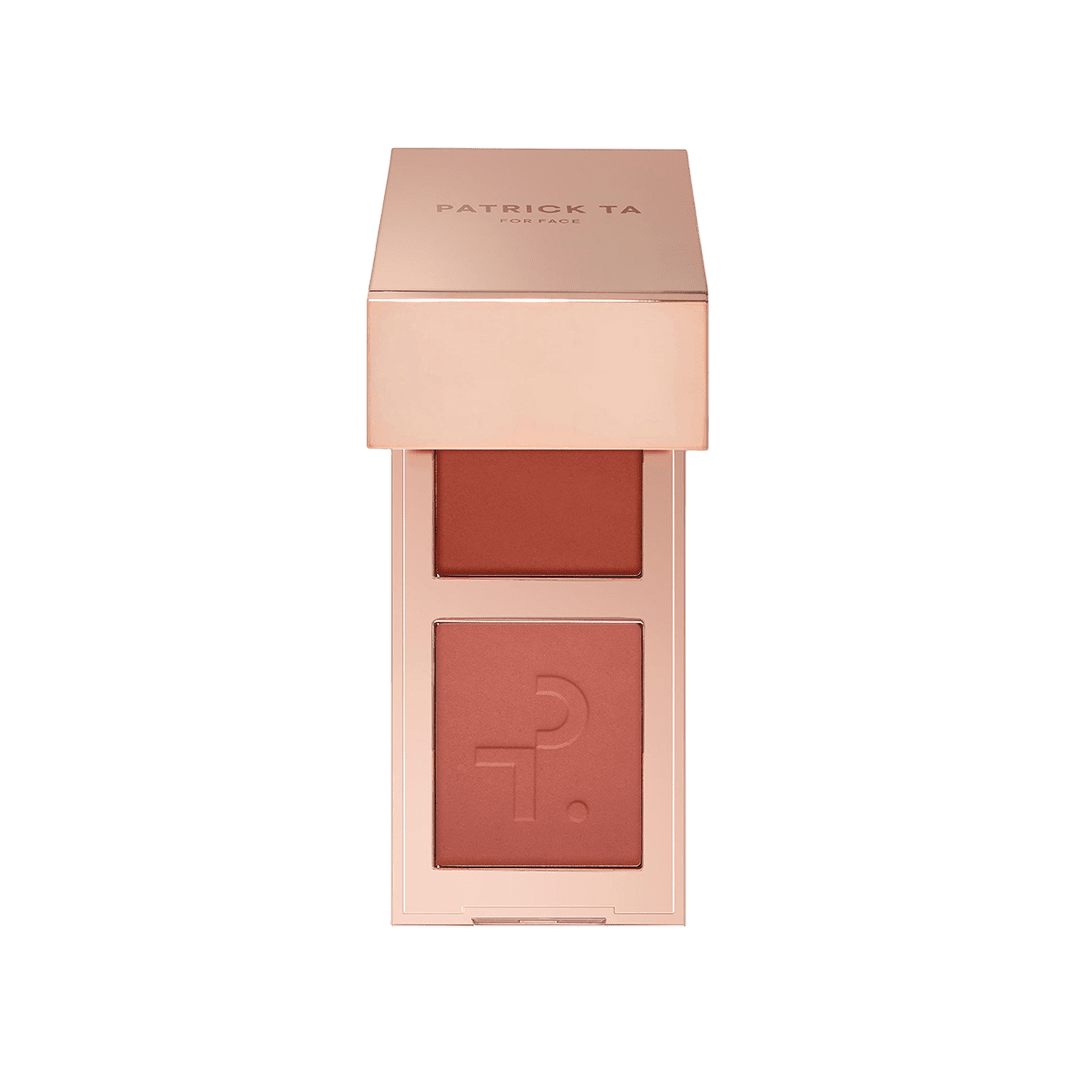Patrick Ta Double-Take Creme & Powder Blush Mini Size Blush - XOXO cosmetics