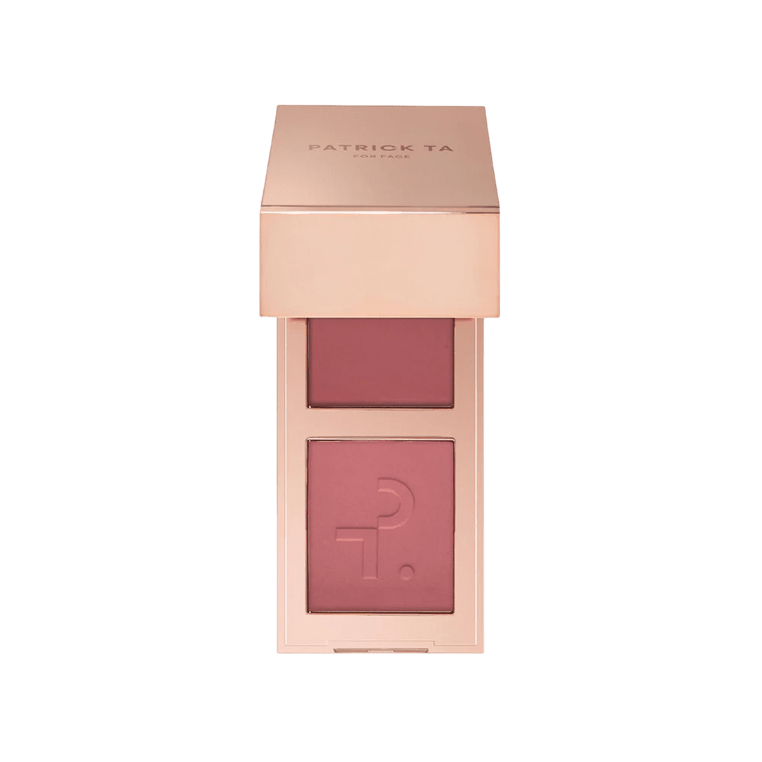 Patrick Ta Double-Take Creme & Powder Blush Mini Size Blush - XOXO cosmetics