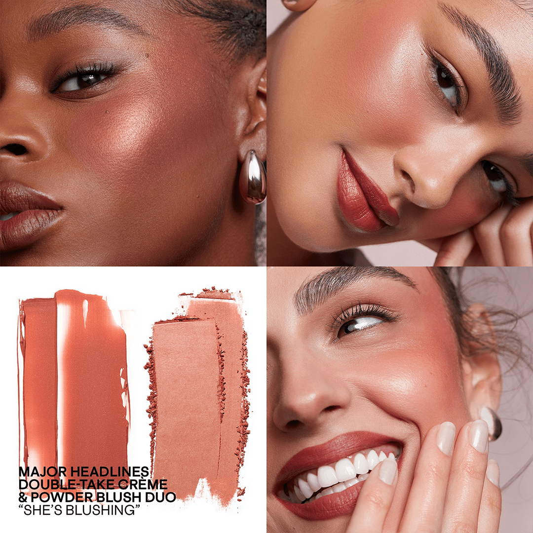 Patrick Ta Double-Take Creme & Powder Blush Mini Size Blush - XOXO cosmetics