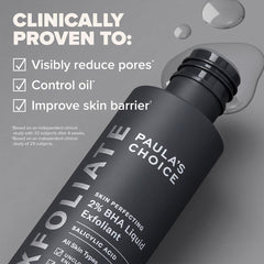 Paula's Choice Exfoliant 2% BHA Liquid Skin Exfoliant Face Scrub - XOXO cosmetics