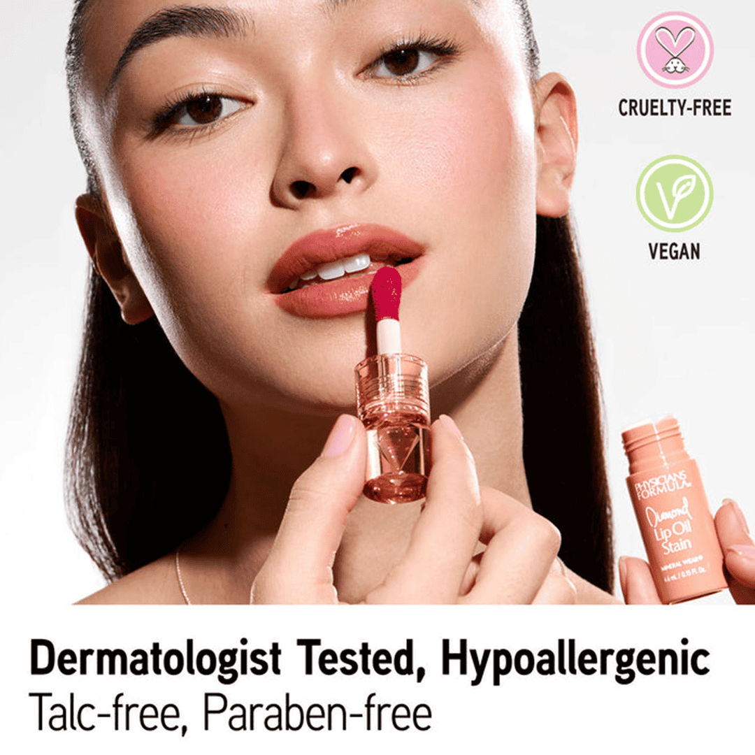 Physicians Formula Mineral Wear Diamond Lip Oil Stain Lip Oil - XOXO cosmetics