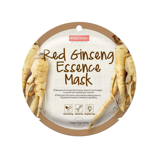 Purederm Red Ginseng Essence Sheet Mask Face Mask - XOXO cosmetics