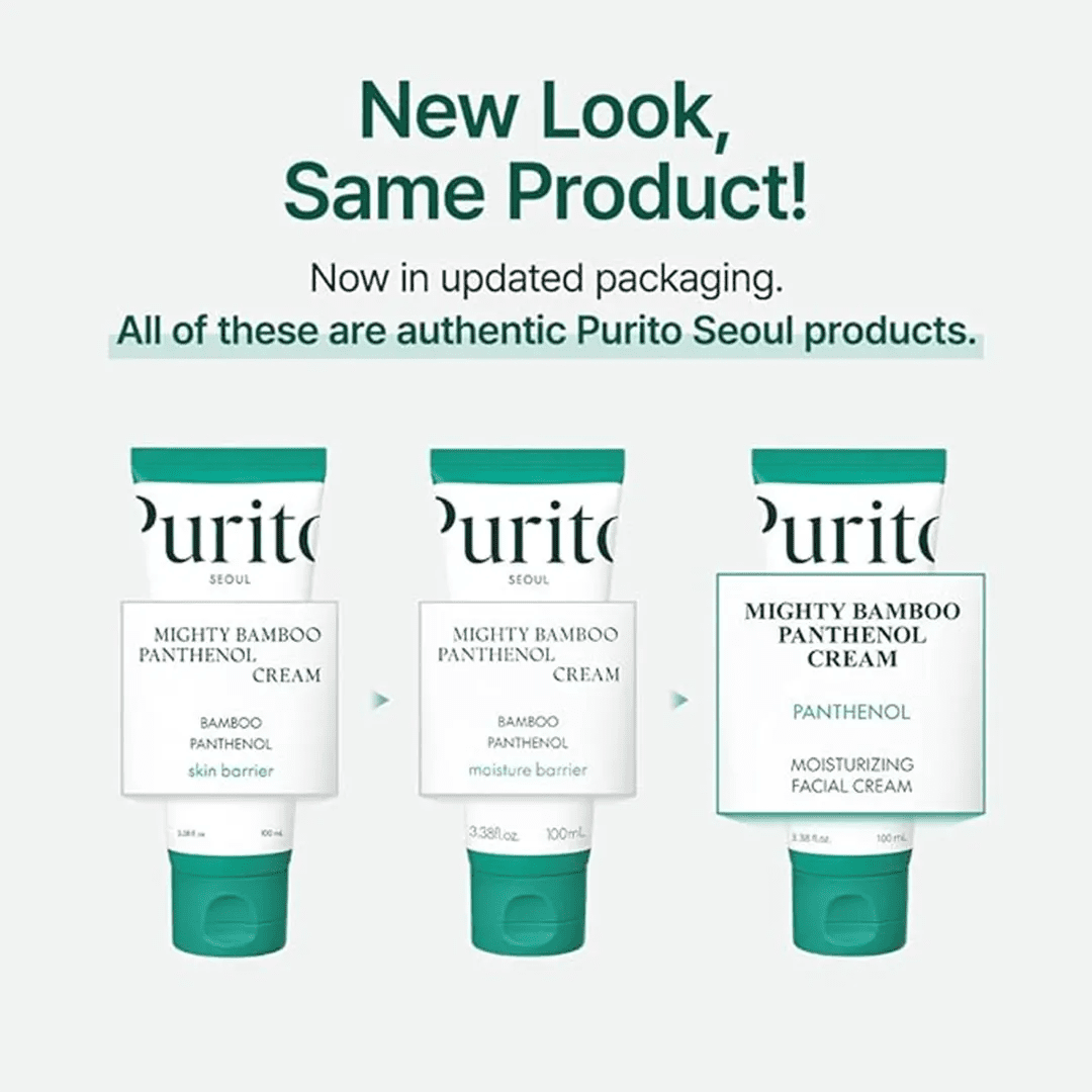 Purito Seoul Mighty Bamboo Panthenol Cream - 100ml Moisturizer - XOXO cosmetics