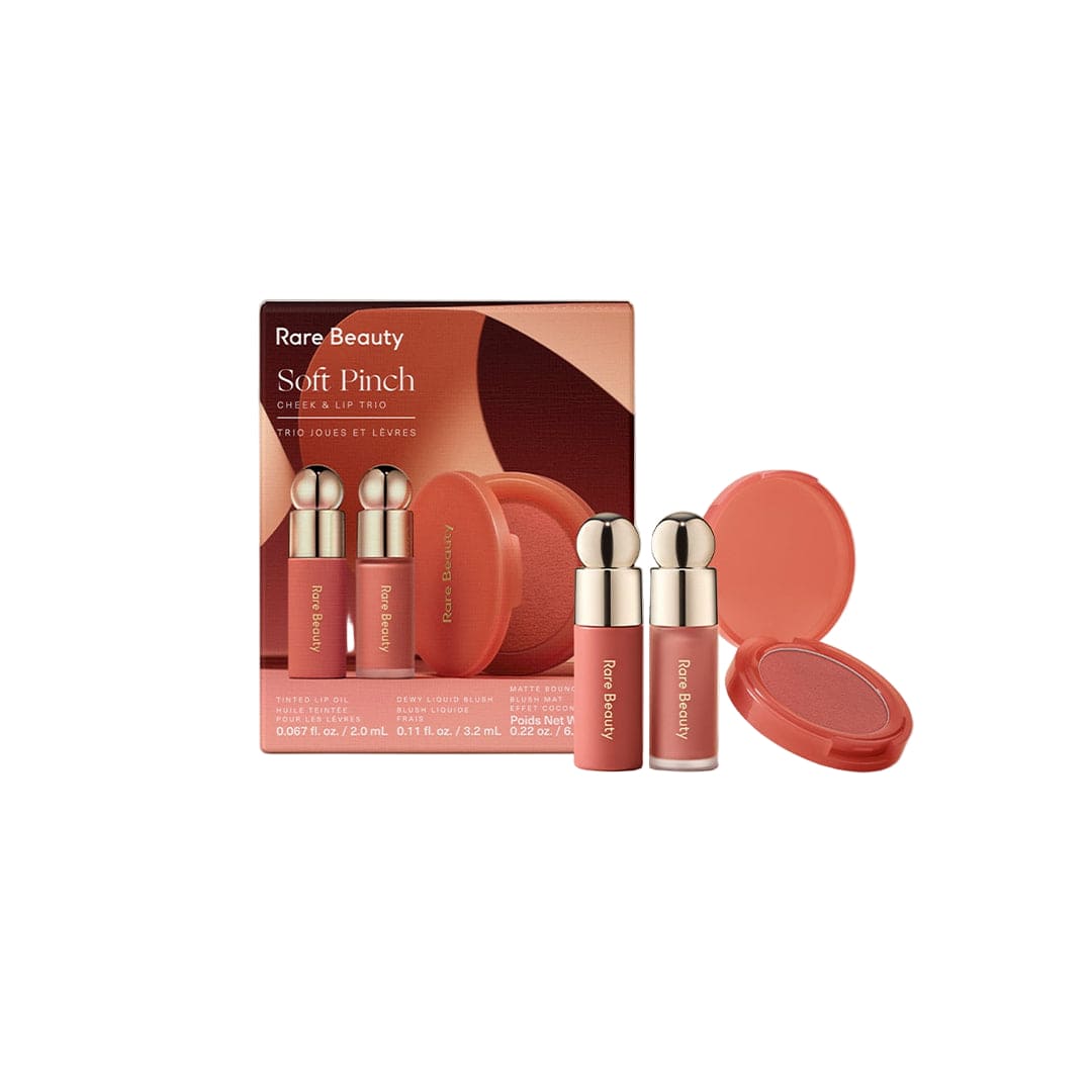 Rare Beauty Soft Pinch Cheek & Lip Trio Makeup Set - XOXO cosmetics
