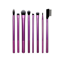 Real Techniques Everyday Eye Essentials - 8 Must-Have Eye Brushes Makeup Tools - XOXO cosmetics
