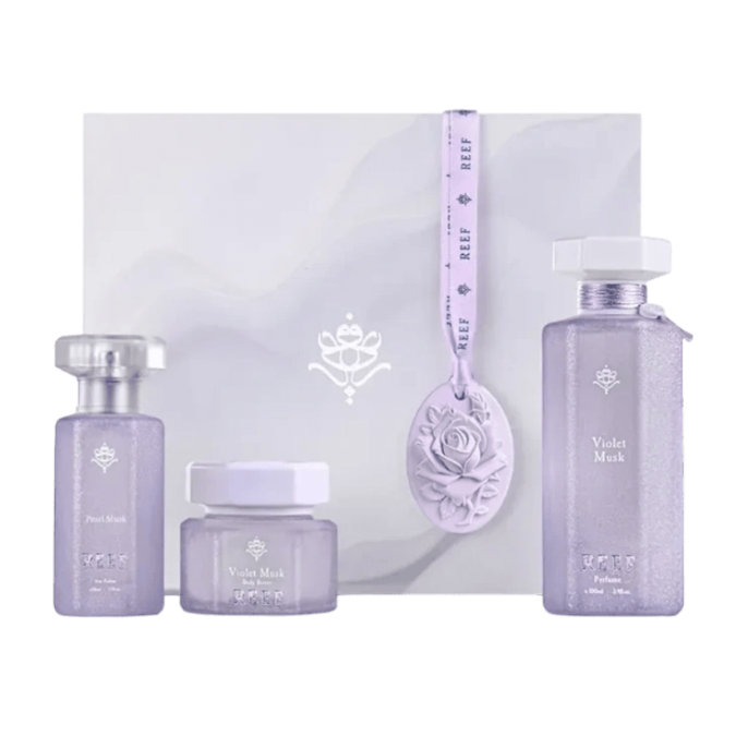Reef Violet Musk Collection Body Set - XOXO cosmetics
