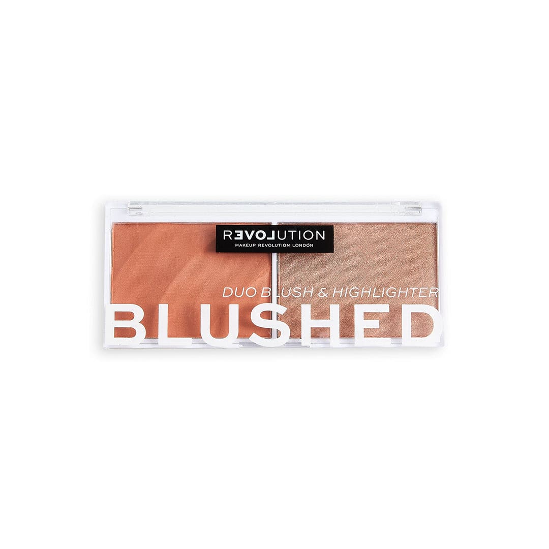 Relove by Revolution Colour Play Blushed Duo Blush & Highlighter - XOXO cosmetics