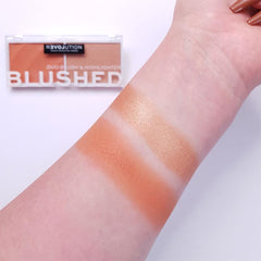 Relove by Revolution Colour Play Blushed Duo Blush & Highlighter - XOXO cosmetics