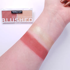 Relove by Revolution Colour Play Blushed Duo Blush & Highlighter - XOXO cosmetics