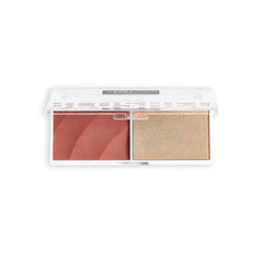 Relove by Revolution Colour Play Blushed Duo Blush & Highlighter - XOXO cosmetics