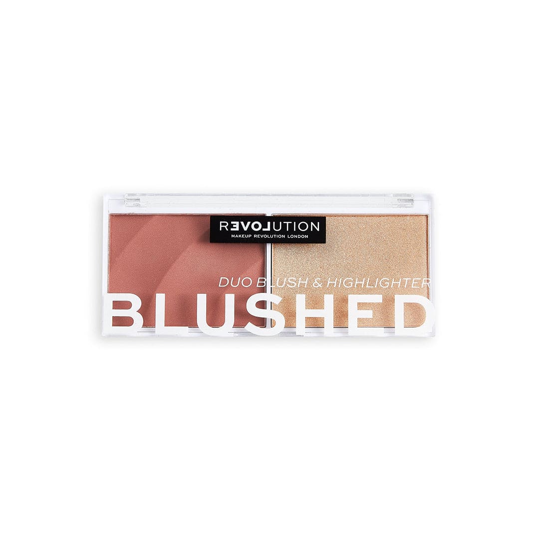 Relove by Revolution Colour Play Blushed Duo Blush & Highlighter - XOXO cosmetics