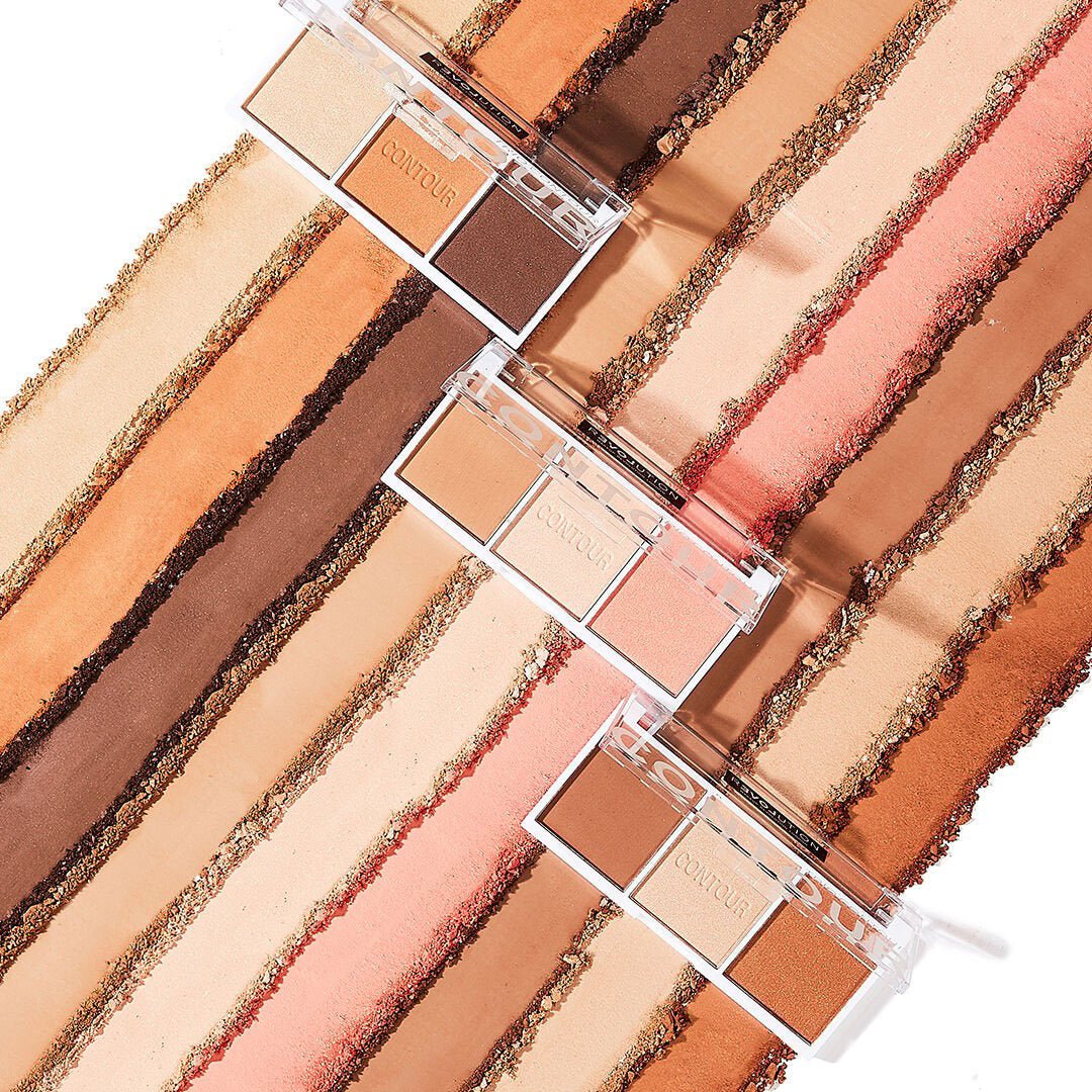 Relove by Revolution Colour Play Contour Trio Palette Contour - XOXO cosmetics