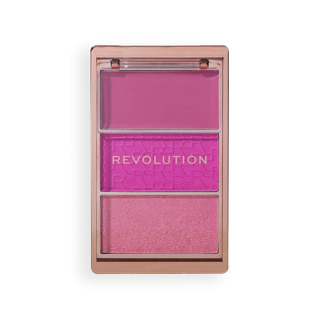 Revolution Blush Icon Palette Blush Palette - XOXO cosmetics