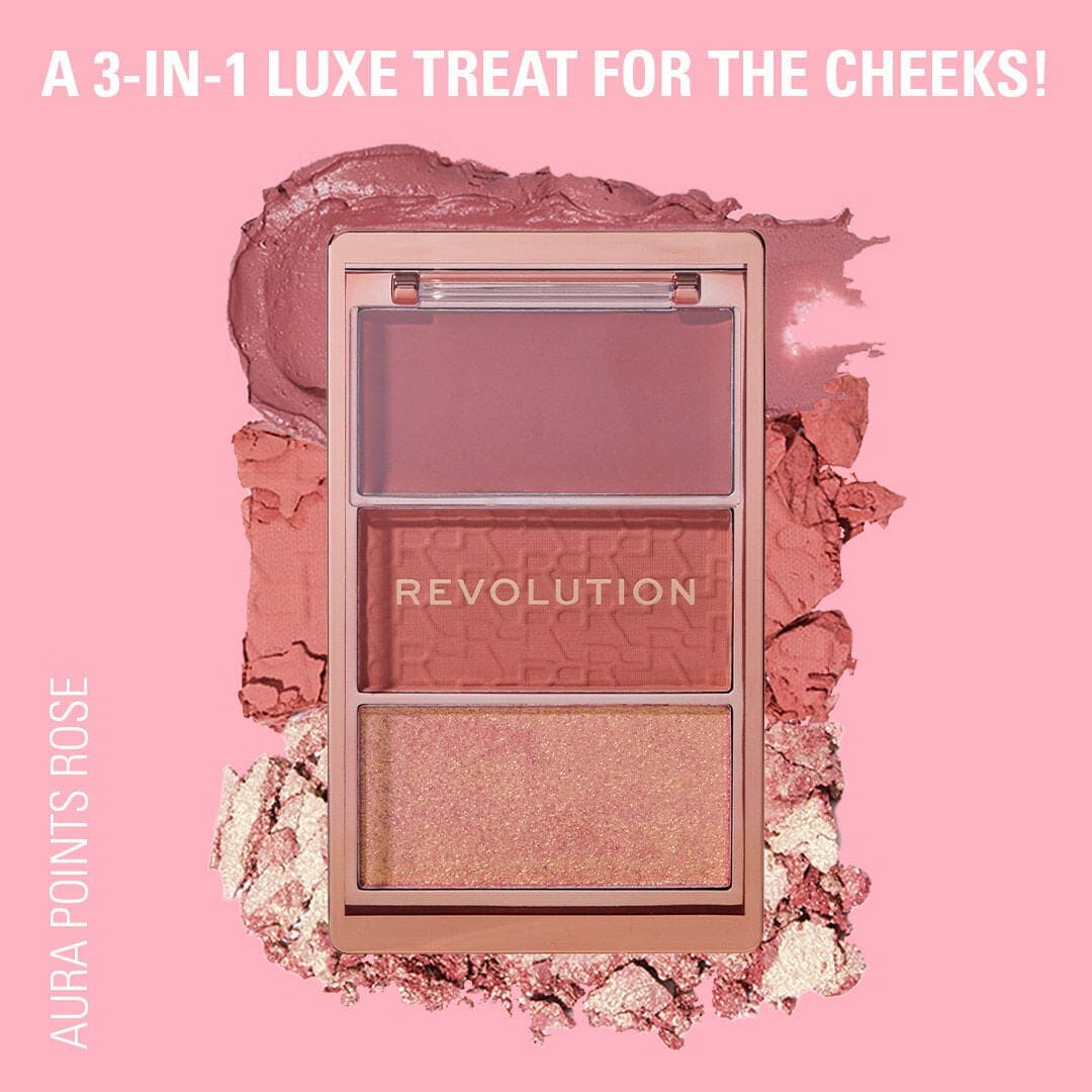 Revolution Blush Icon Palette Blush Palette - XOXO cosmetics