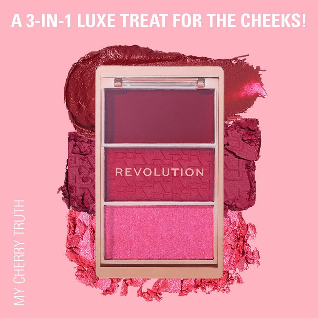 Revolution Blush Icon Palette Blush Palette - XOXO cosmetics