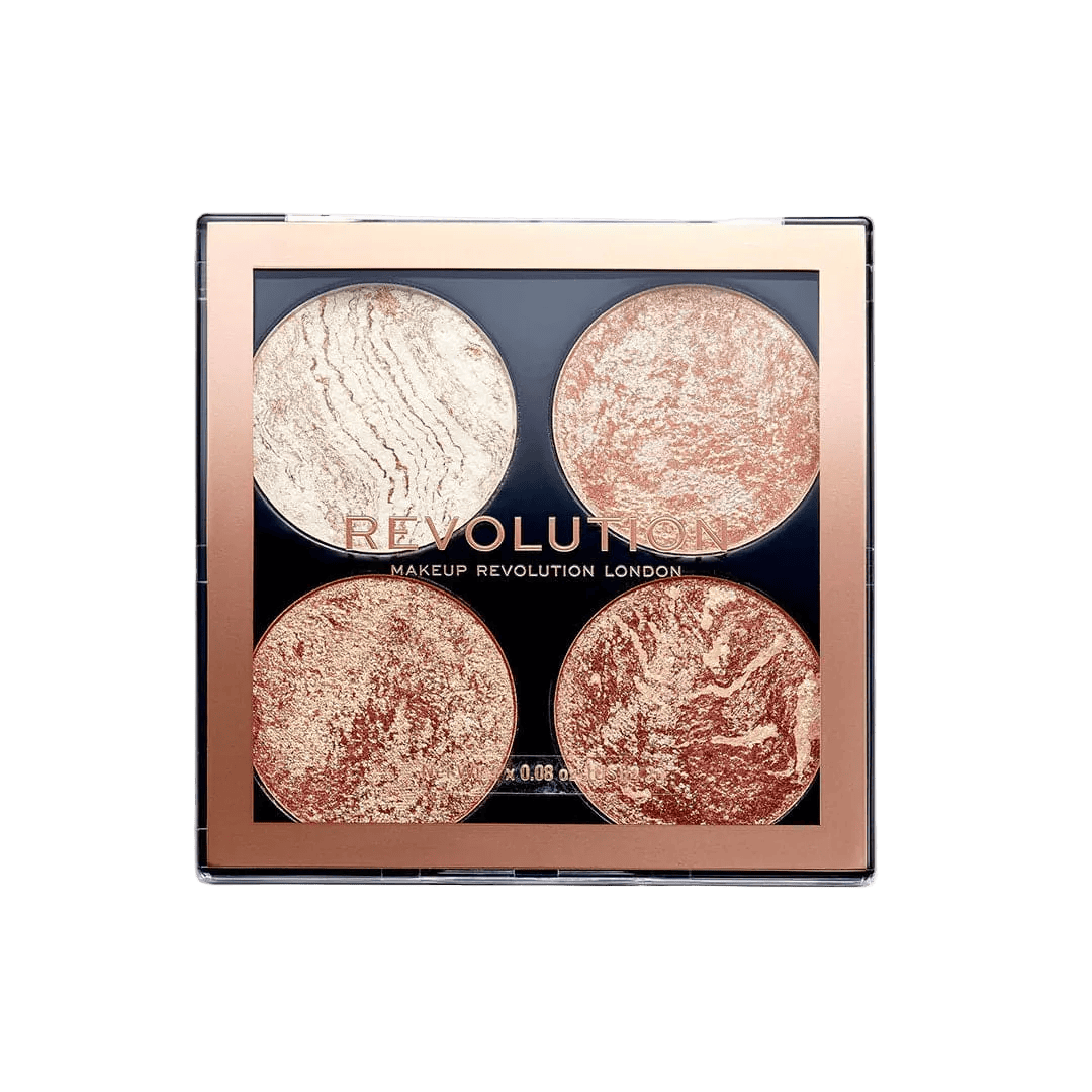 Revolution Cheek Kit - Don’t Hold Back Highlighter Palette - XOXO cosmetics