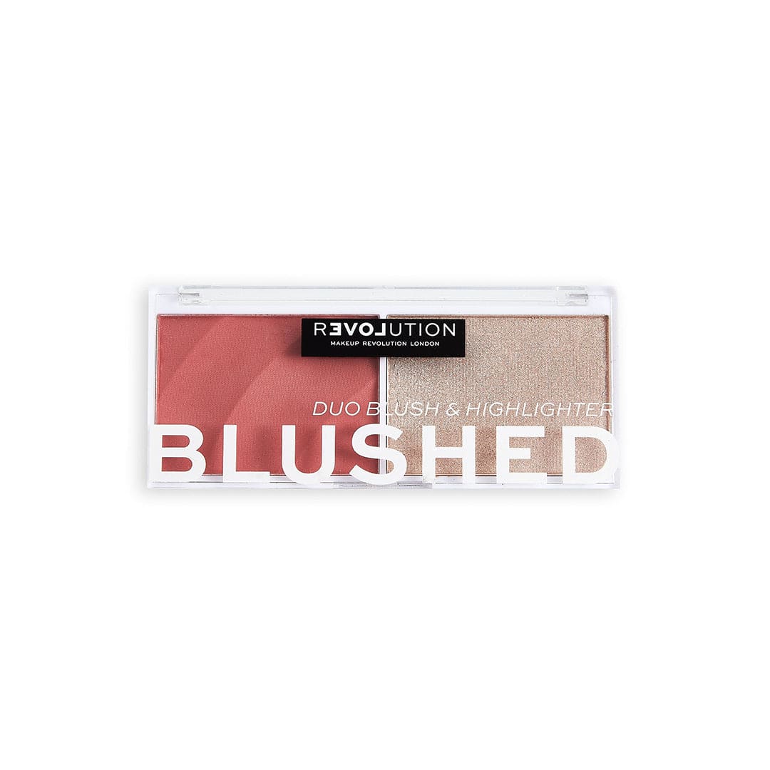 Revolution Colour Play Blushed Duo Blush & Highlighter - XOXO cosmetics