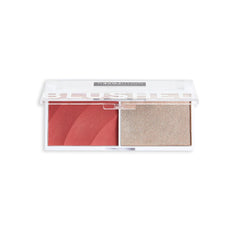 Revolution Colour Play Blushed Duo Blush & Highlighter - XOXO cosmetics