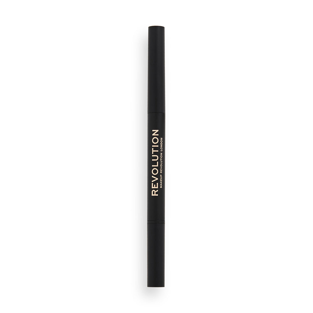 Revolution Duo Brow Definer - Dark Brown Eyebrow - XOXO cosmetics