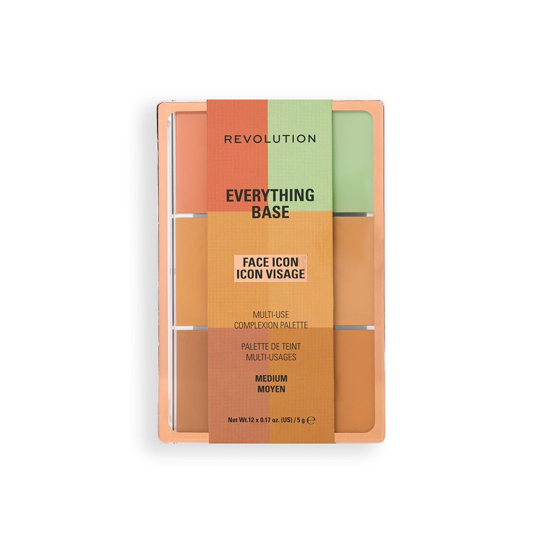 Revolution Everything Base Face Icon Face Palette - XOXO cosmetics