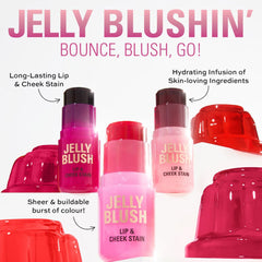 Revolution Jelly Blush Lip & Cheek Stain Tint - XOXO cosmetics