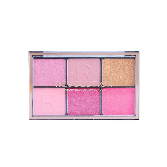Revolution Mini Colour Reloaded Eyeshadow Palette - Heartbreaker Pink Eyeshadow - XOXO cosmetics