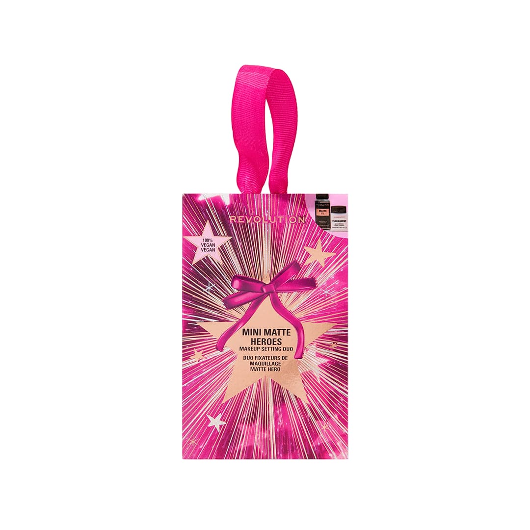 Revolution Mini Matte Heroes Makeup Setting Duo Gift Set - XOXO cosmetics