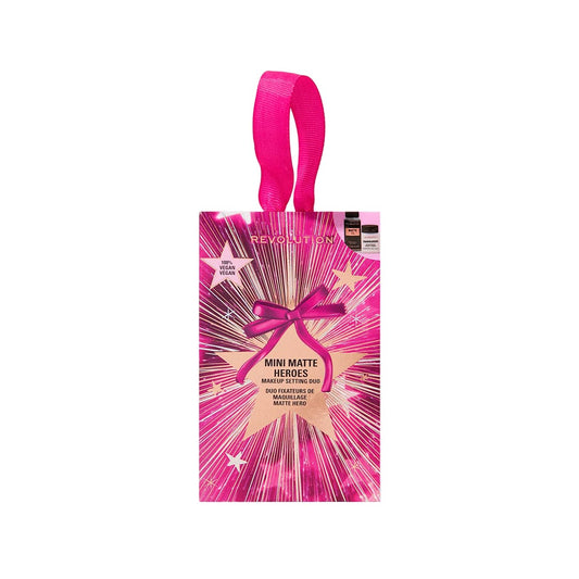Revolution Mini Matte Heroes Makeup Setting Duo Gift Set - XOXO cosmetics