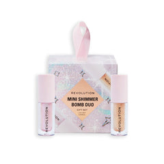 Revolution Mini Shimmer Bomb Duo Gift Set Lip Kit - XOXO cosmetics