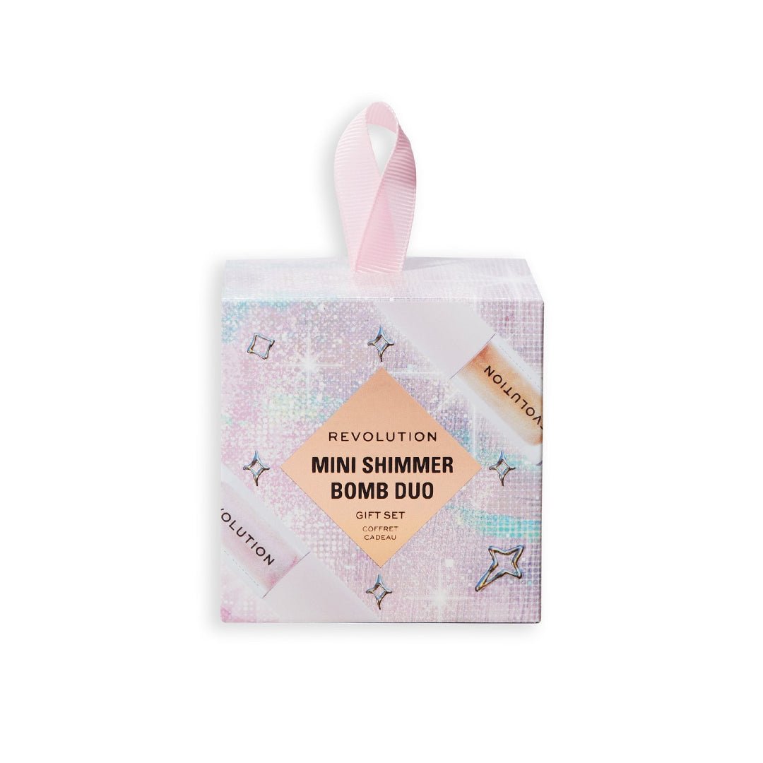 Revolution Mini Shimmer Bomb Duo Gift Set Lip Kit - XOXO cosmetics