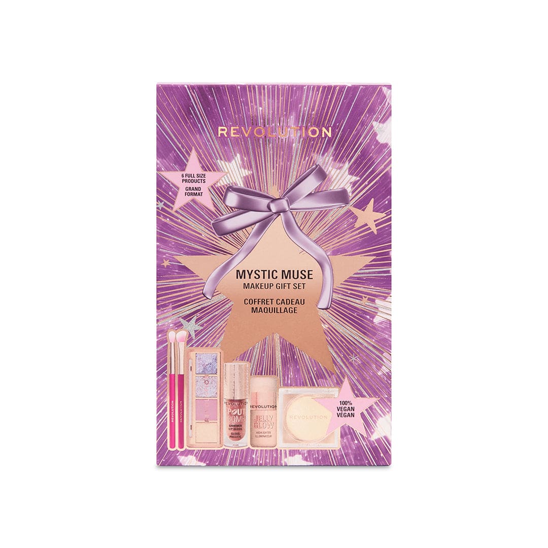 Revolution Mystic Muse Makeup Gift Set - 6 Full Size Product Gift Set - XOXO cosmetics