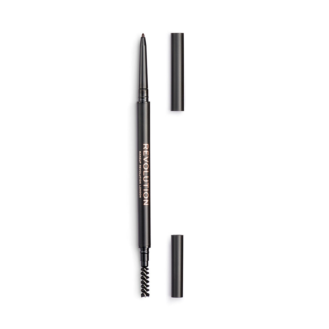 Revolution Precise Brow Pencil - Dark Brown Eyebrow - XOXO cosmetics