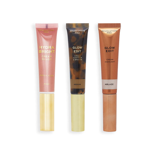 Revolution Pro Cream Face Wand Trio - Medium Face Kit - XOXO cosmetics