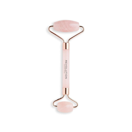 Revolution Rose Quartz Facial Roller Skin Tools - XOXO cosmetics